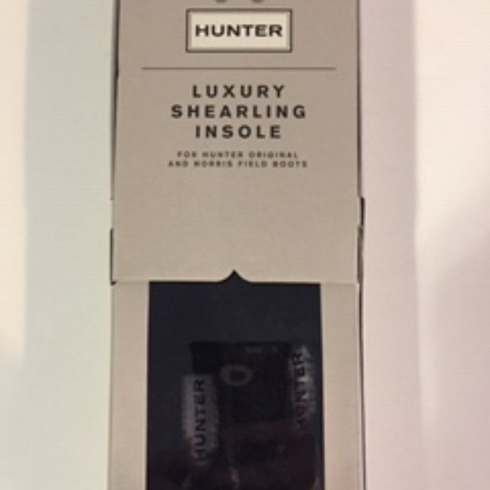 Brand New Hunter Black Shearling Insoles